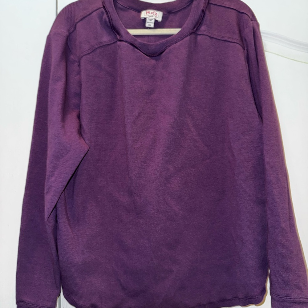 Purple Long Sleeve Women's Top